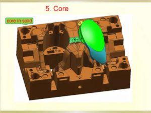 auto lamp core insert 300x225 - automotive lamp mold making