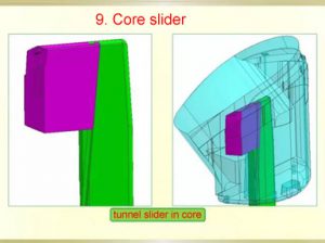 auto lamp core slider2 300x224 - automotive lamp mold making