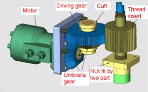 thread 25 300x188 - Stop valve-the extremely complex & difficult mold design-section 2