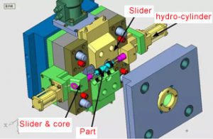 thread 9 300x196 - Stop valve-the extremely complex & difficult mold design-section 1